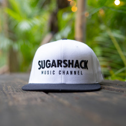 White Puff Snapback