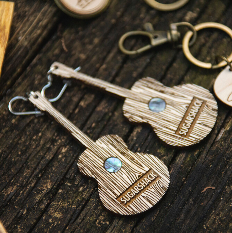 Sugarshack Guitar Earrings